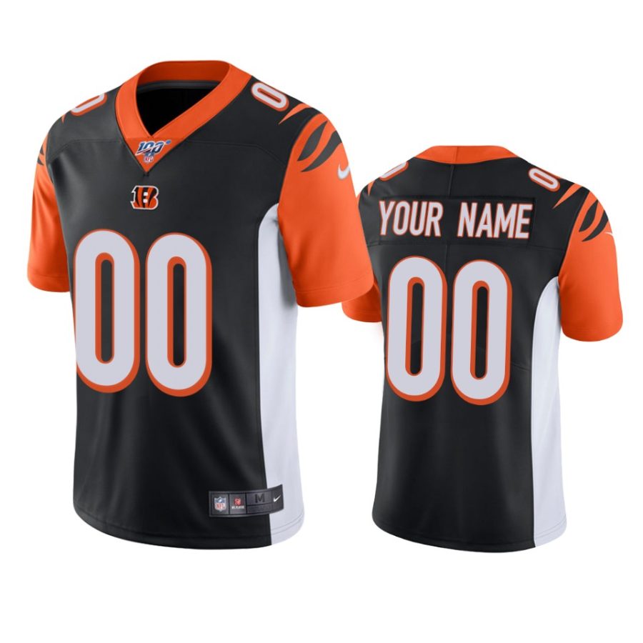 bengals custom black limited 100th season jersey