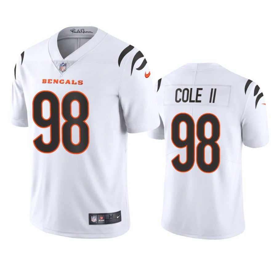 bengals d.j. reader white 2021 vapor limited jersey