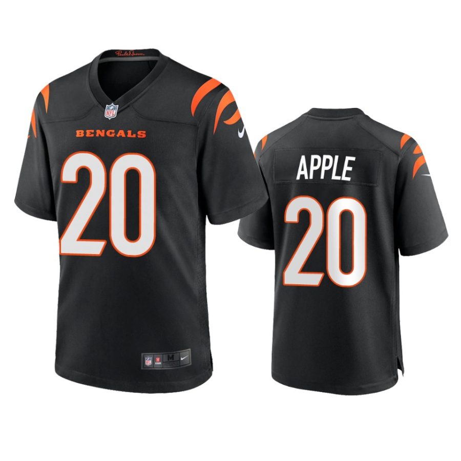 bengals eli apple black game jersey