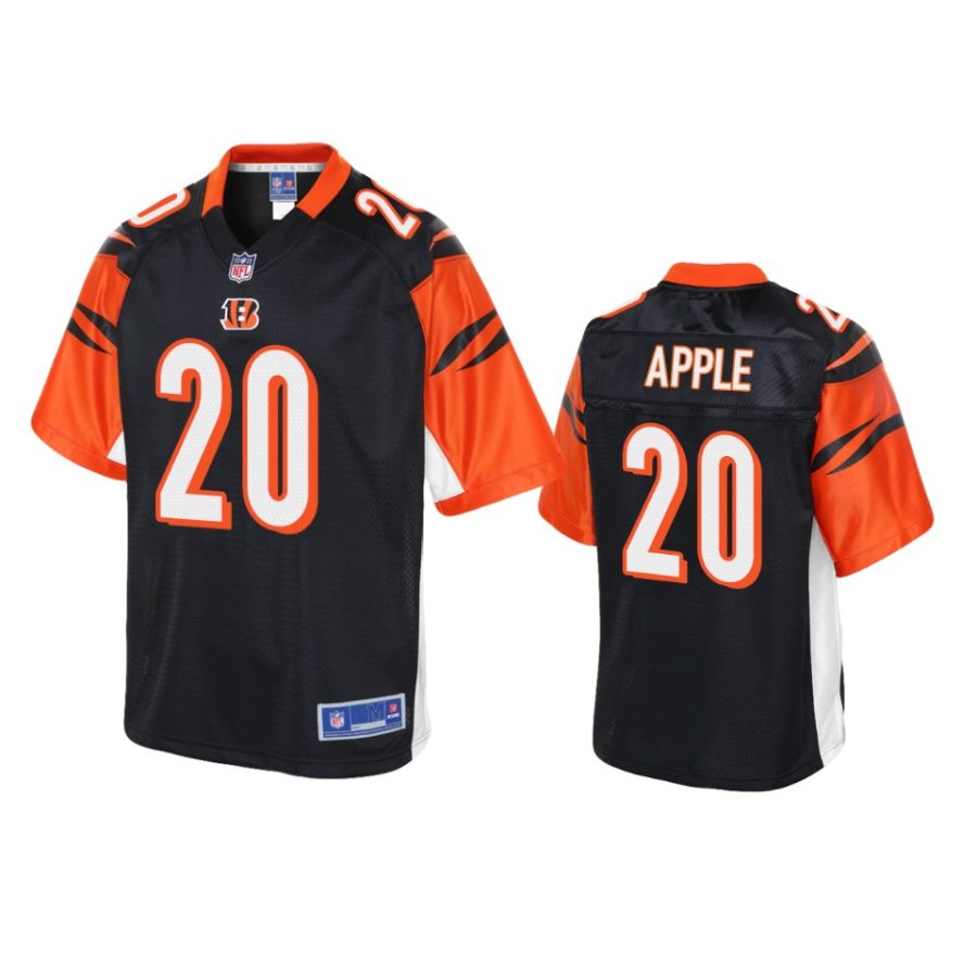 bengals eli apple black pro line jersey