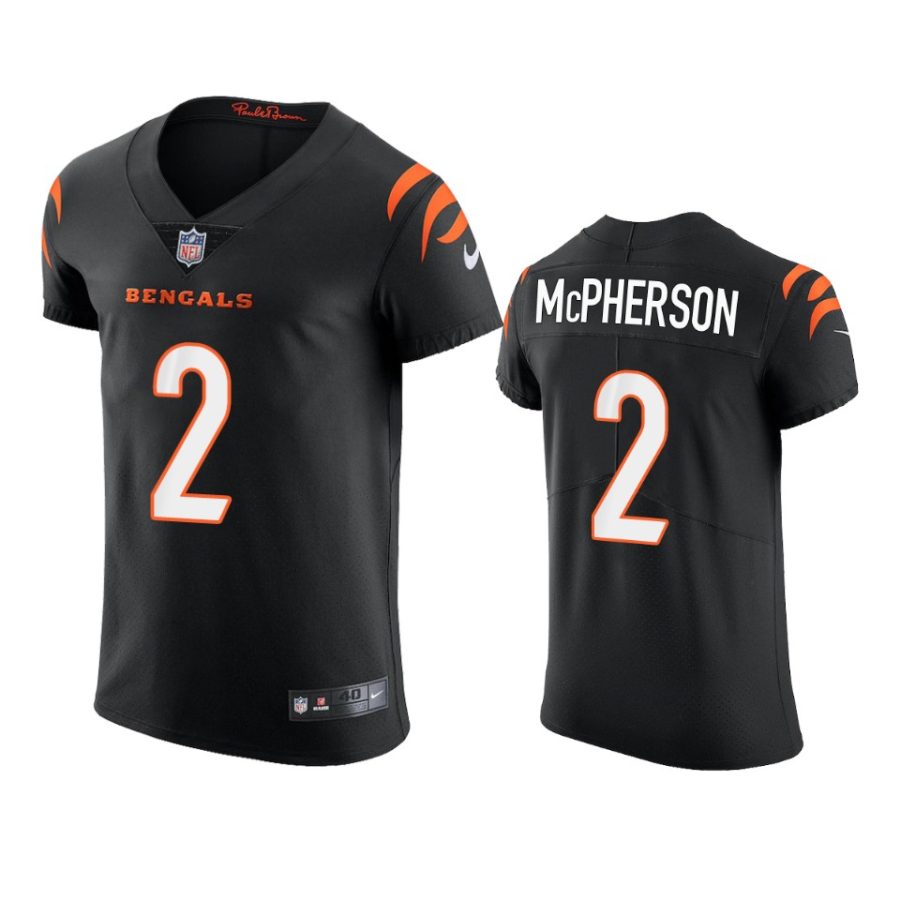 bengals evan mcpherson black vapor elite jersey