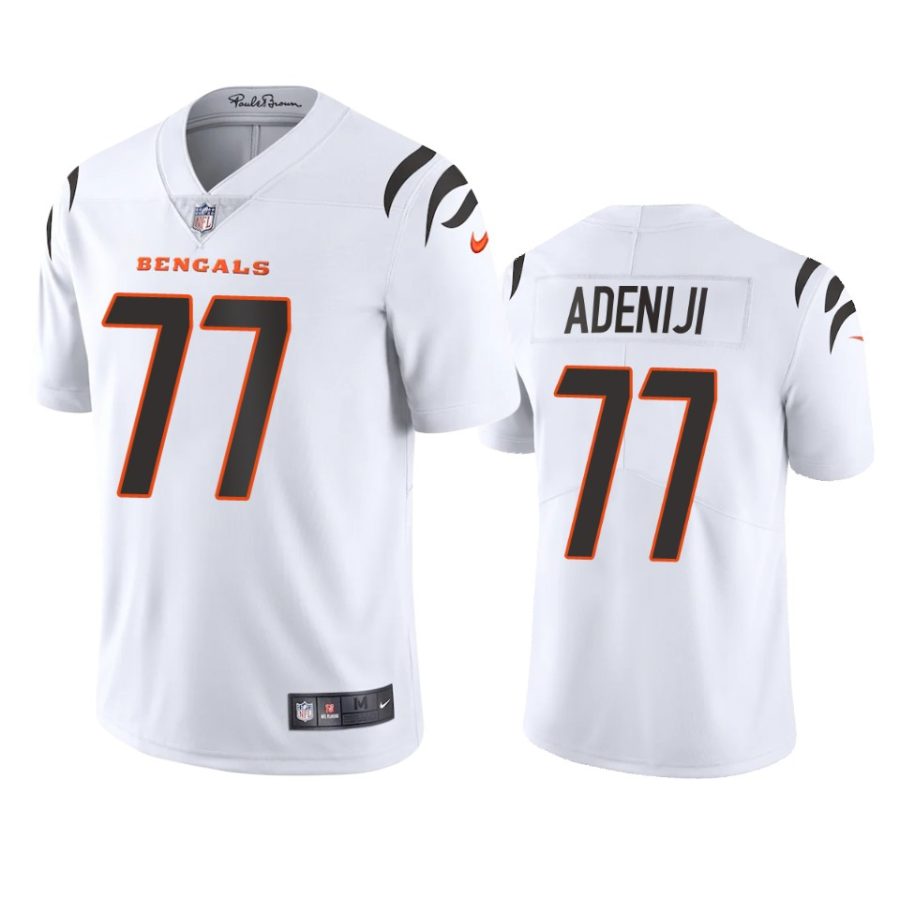 bengals hakeem adeniji white 2021 vapor limited jersey