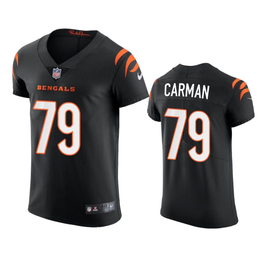 bengals jackson carman black vapor elite jersey