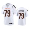 bengals jackson carman white game jersey