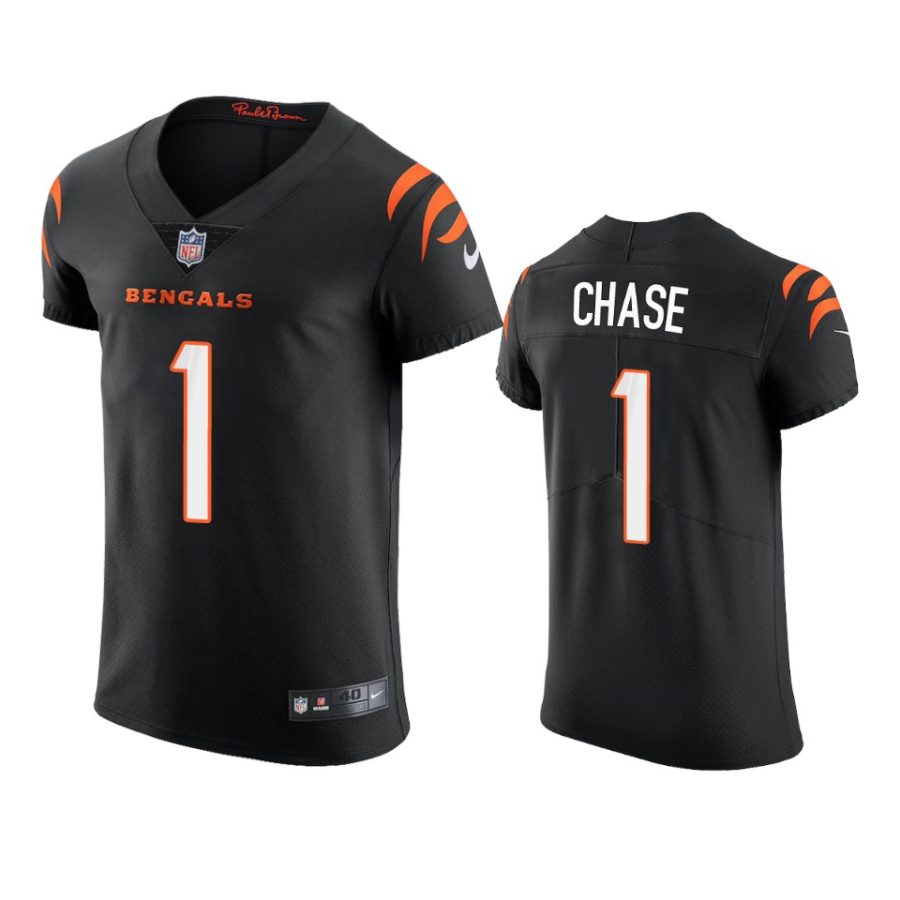 bengals jamarr chase black vapor elite jersey