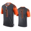 bengals jamarr chase silver inverted legend jersey