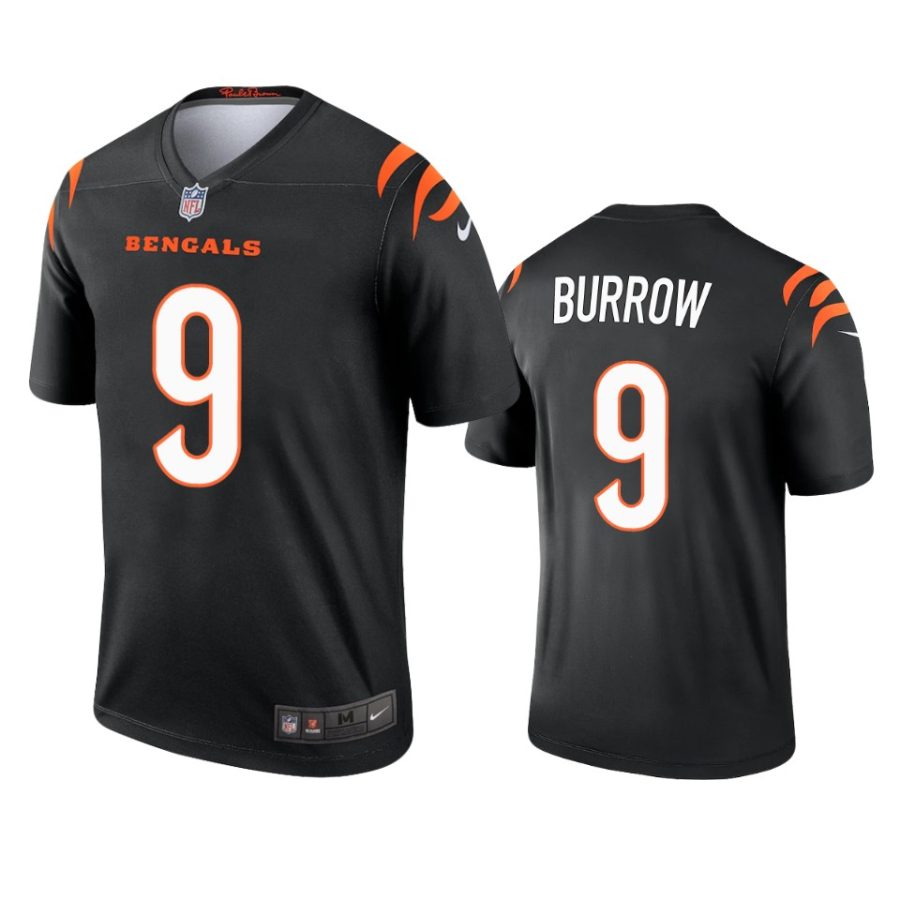 bengals joe burrow black 2021 legend jersey