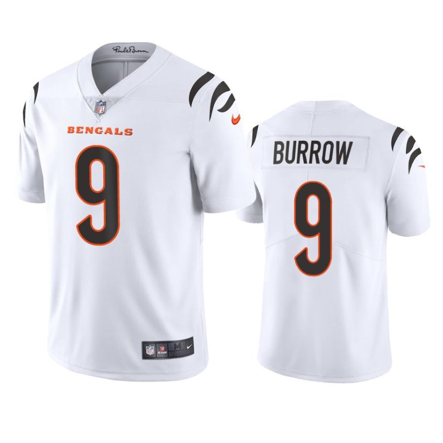 bengals joe burrow white 2021 vapor limited jersey