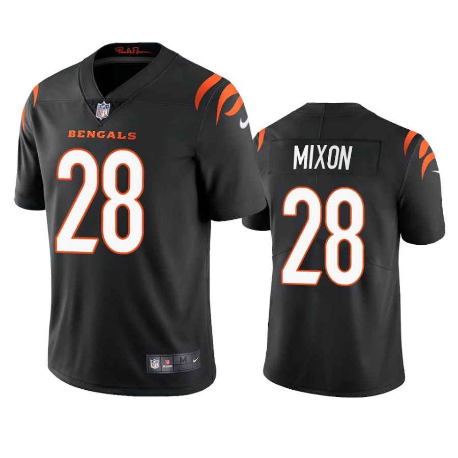 bengals joe mixon black 2021 vapor limited jersey