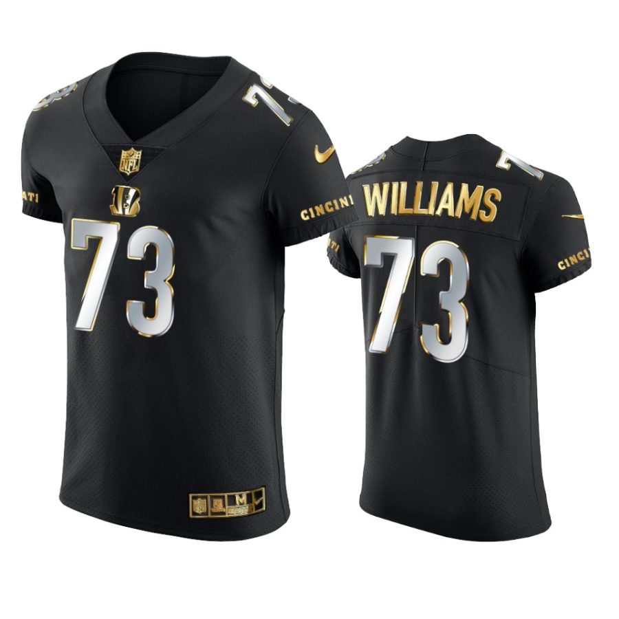 bengals jonah williams black golden edition elite jersey