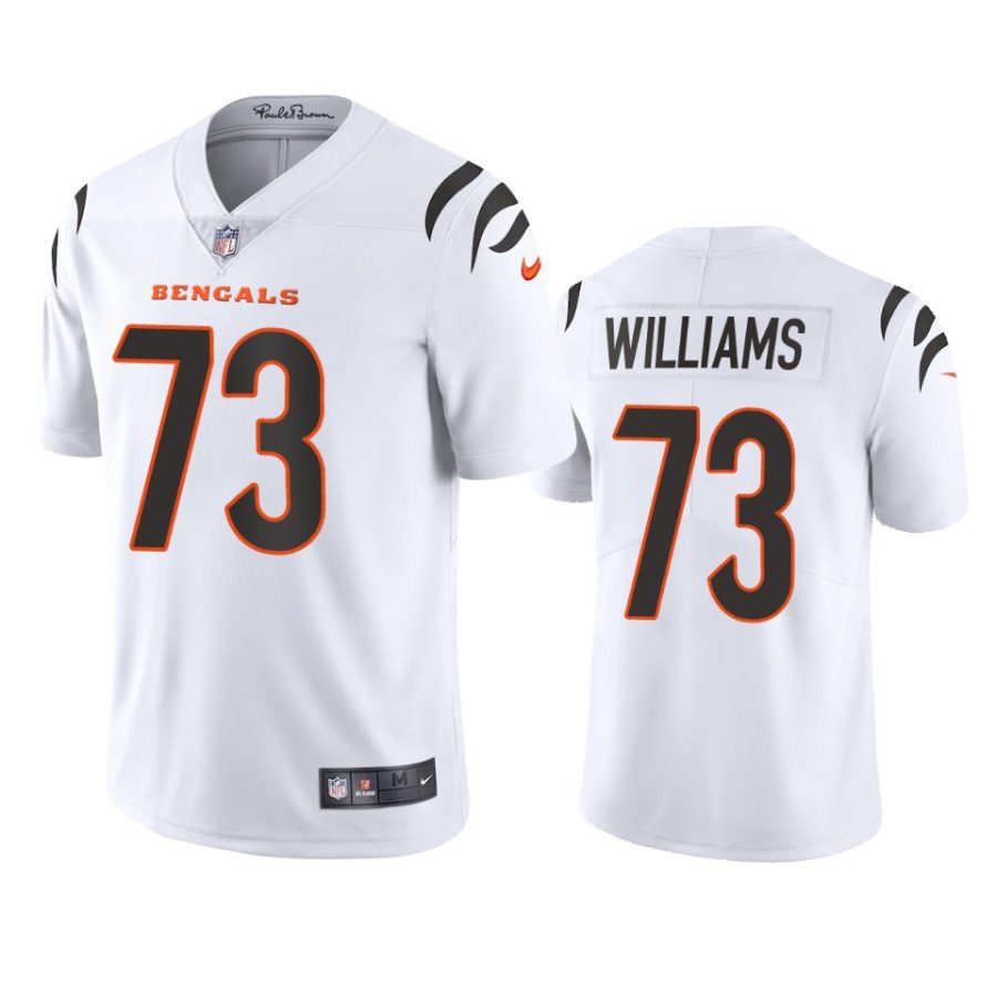 bengals jonah williams white 2021 vapor limited jersey