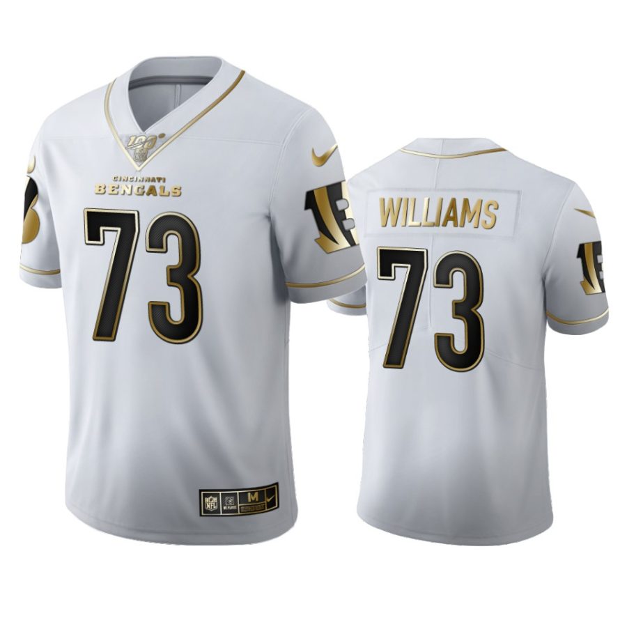 bengals jonah williams white golden edition 100th season jersey