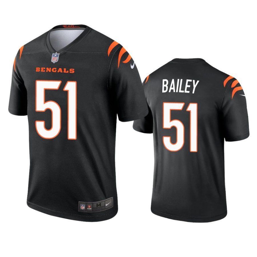 bengals markus bailey black 2021 legend jersey