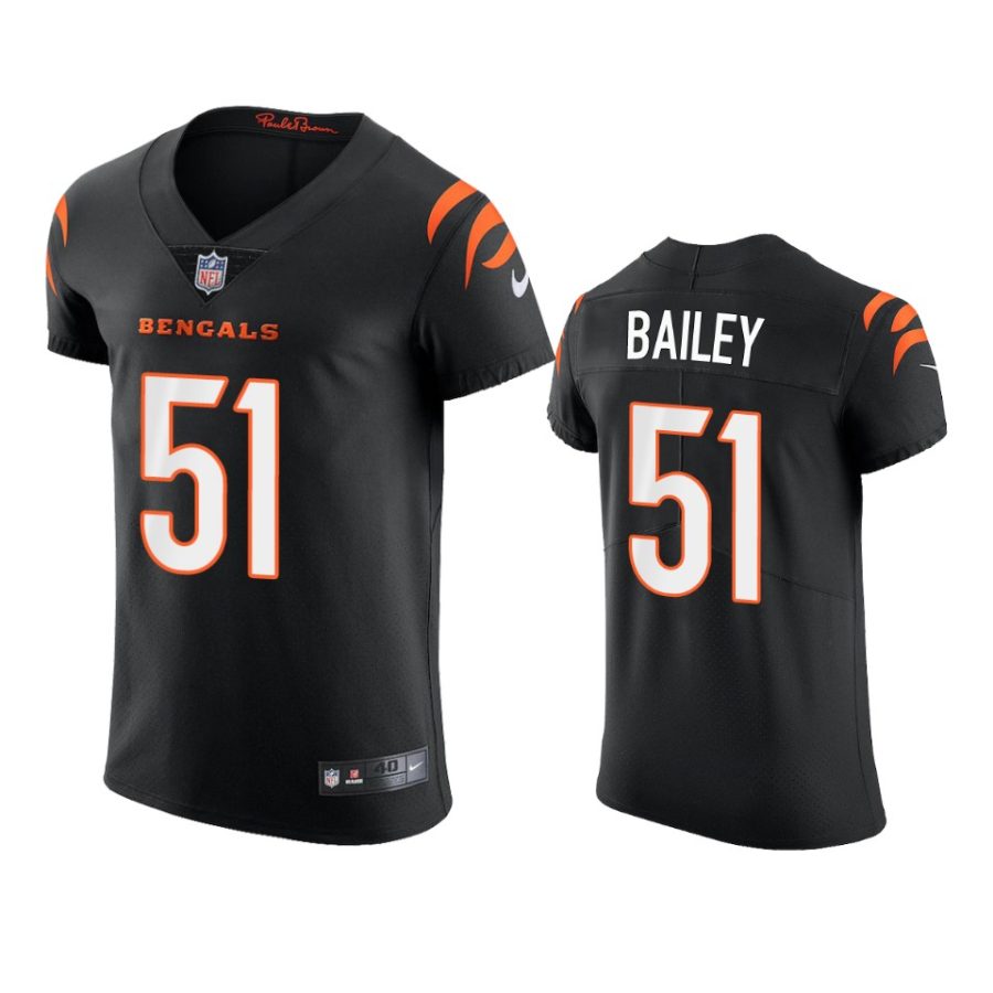 bengals markus bailey black 2021 vapor elite jersey