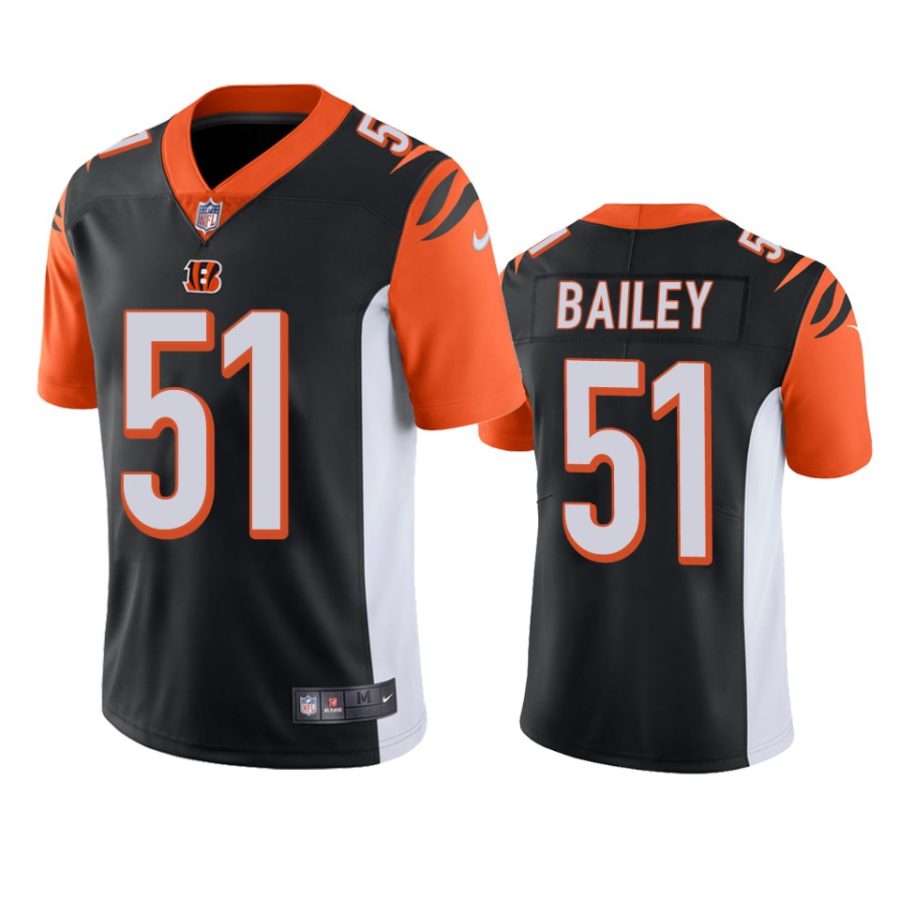 bengals markus bailey black vapor untouchable limited jersey