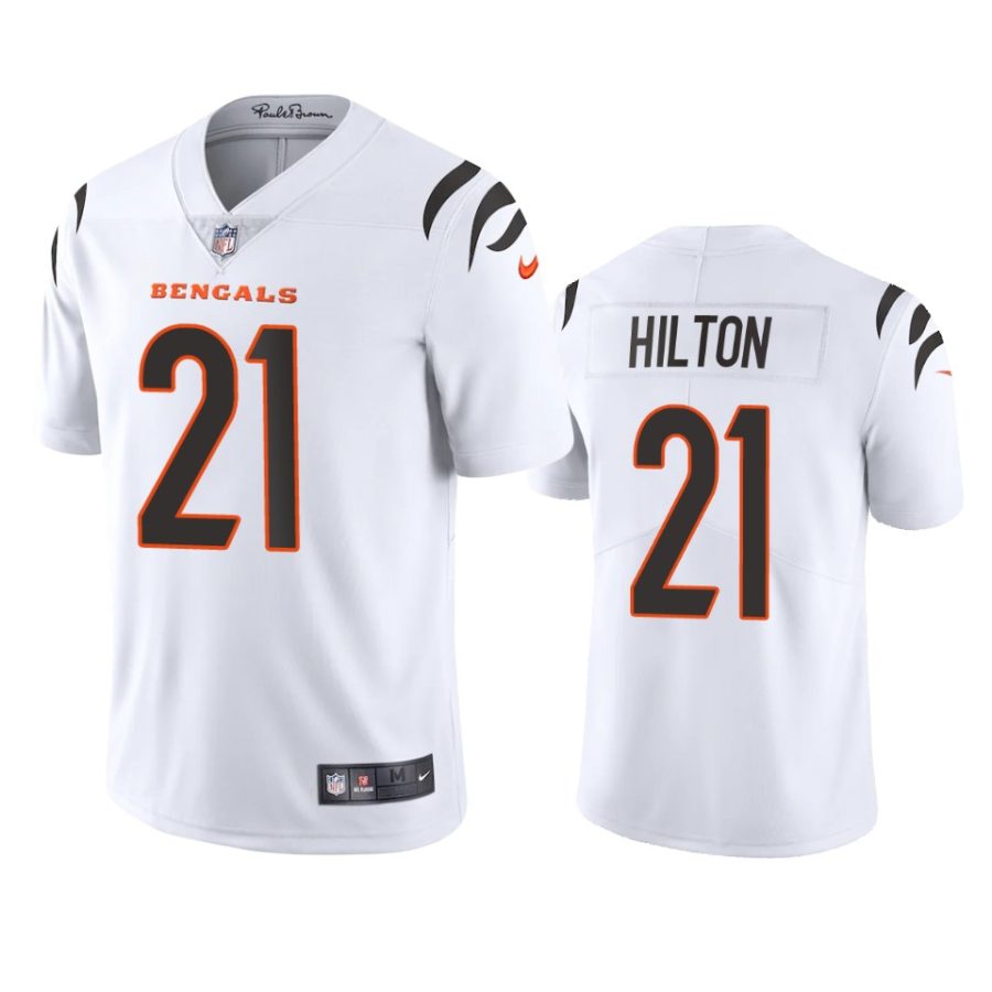 bengals mike hilton white vapor jersey