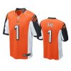 bengals orange 2019 fathers day number 1 dad jersey