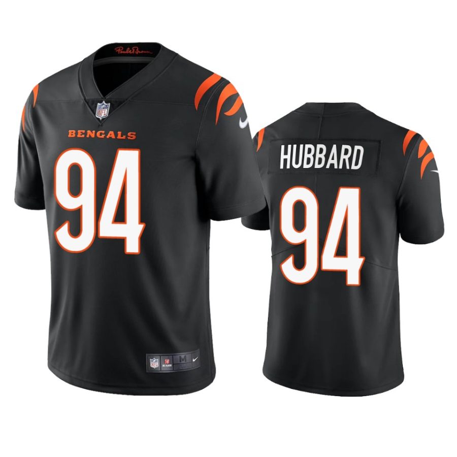 bengals sam hubbard black 2021 vapor limited jersey