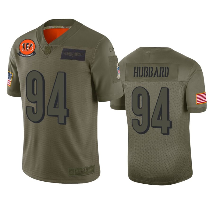 bengals sam hubbard camo limited 2019 salute to service jersey