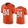 bengals sam hubbard orange 2021 vapor limited jersey