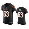 bengals trey hill black vapor elite jersey