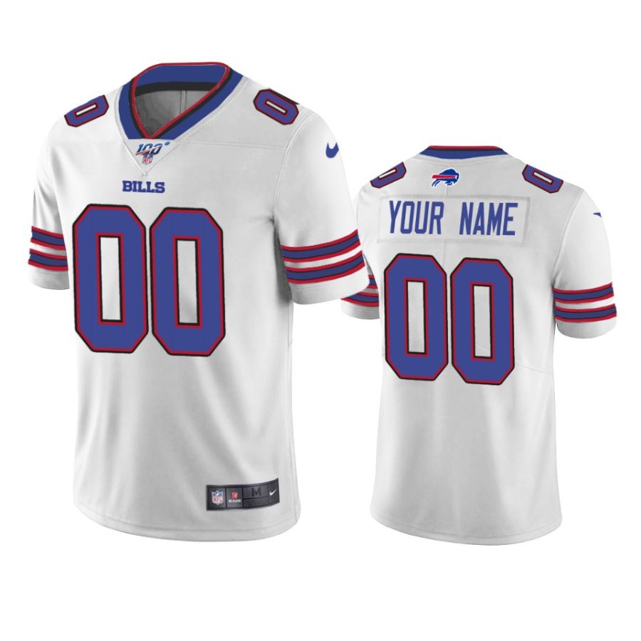 bills custom white limited 100th season jersey