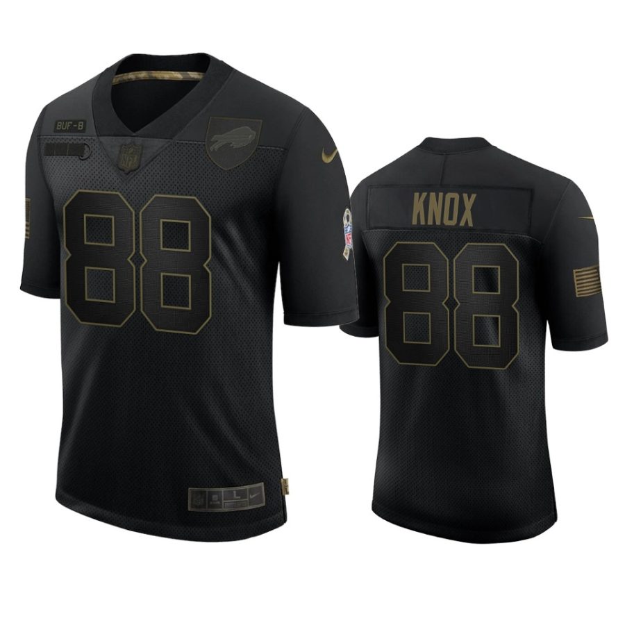 bills dawson knox black limited 2020 salute to service jersey