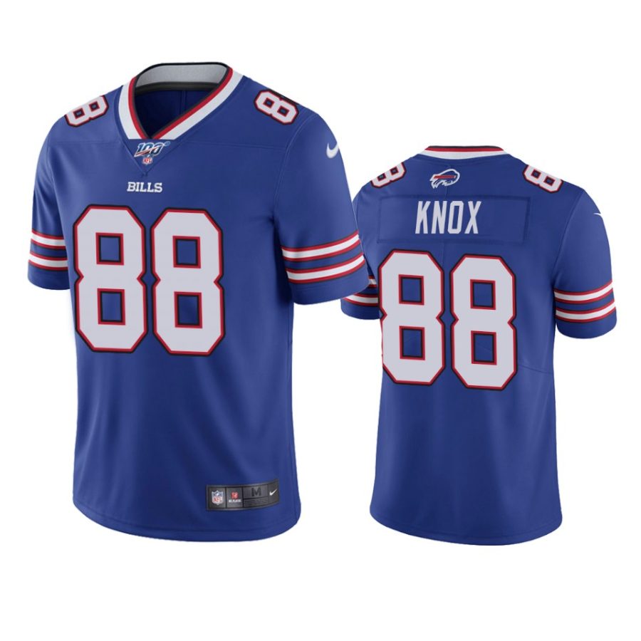 bills dawson knox royal limited 100th season jersey