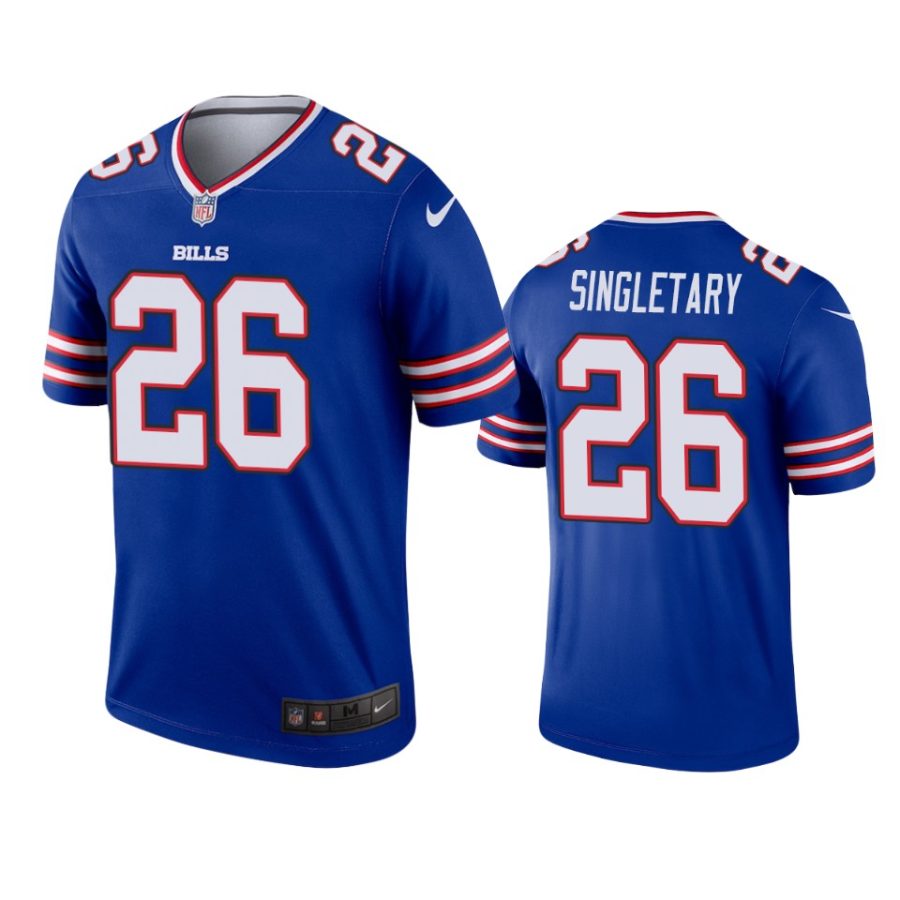 bills devin singletary royal legend jersey