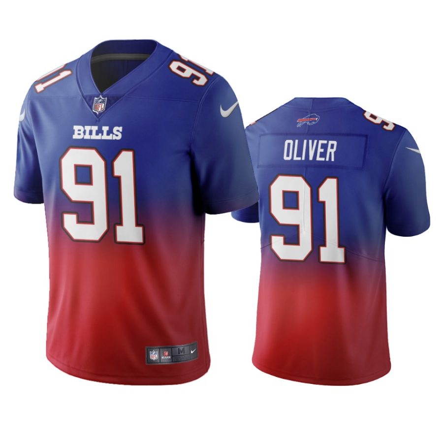 bills ed oliver royal gradient color crash jersey