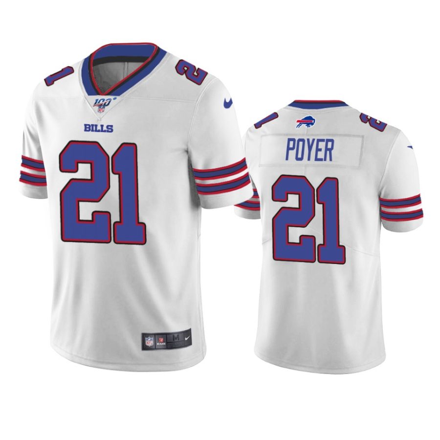 bills jordan poyer white limited 100th season jersey