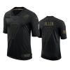 bills josh allen black limited 2020 salute to service jersey