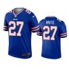 bills tredavious white royal legend jersey