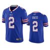 bills tyler bass royal vapor untouchable limited jersey