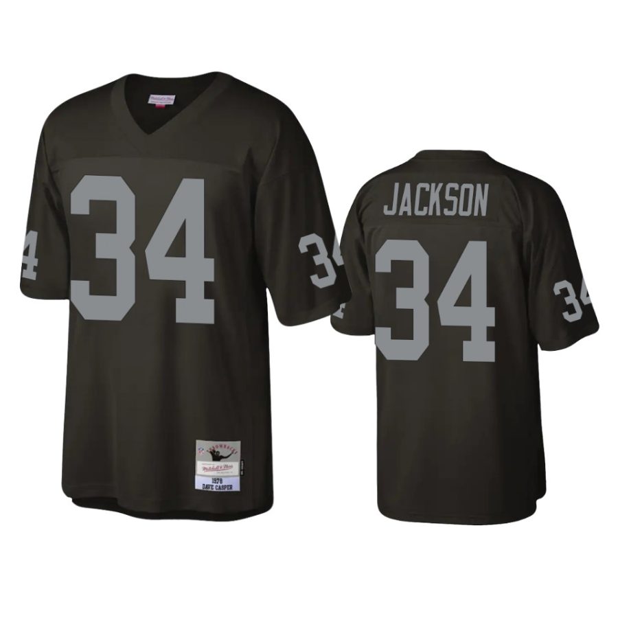 bo jackson raiders black legacy replica retired player jersey