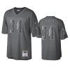 bo jackson raiders charcoal metal legacy retired player jersey