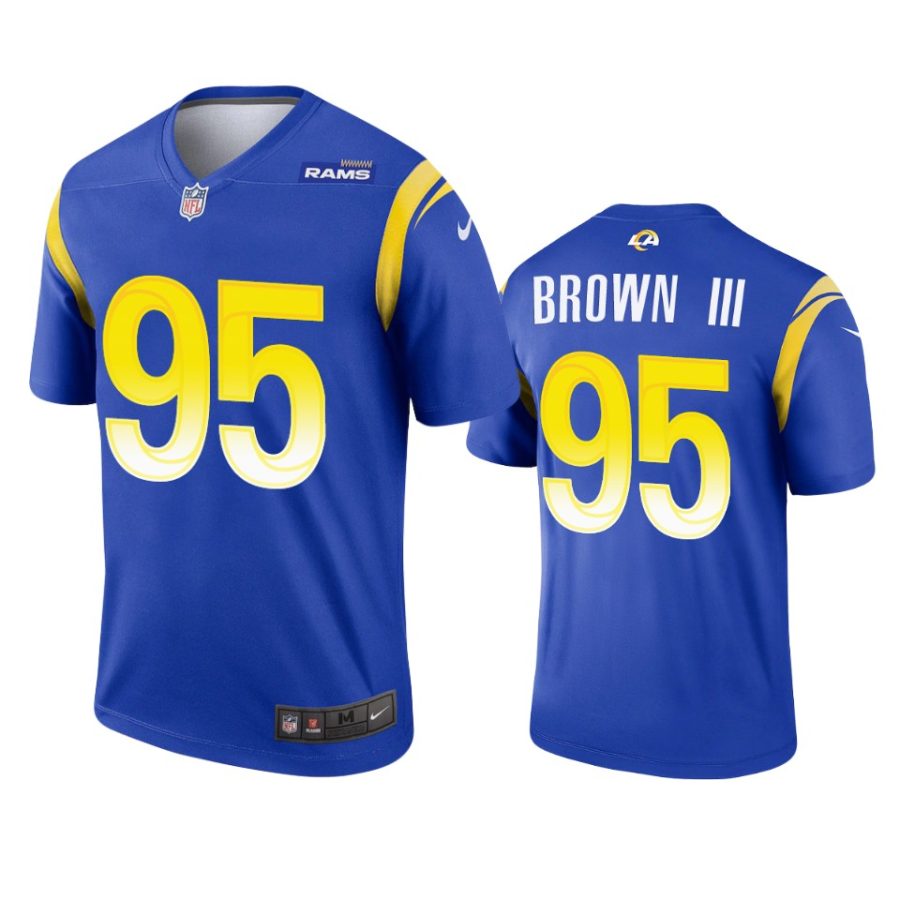 bobby brown iii rams legend royal jersey