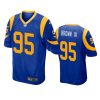 bobby brown iii rams royal game jersey