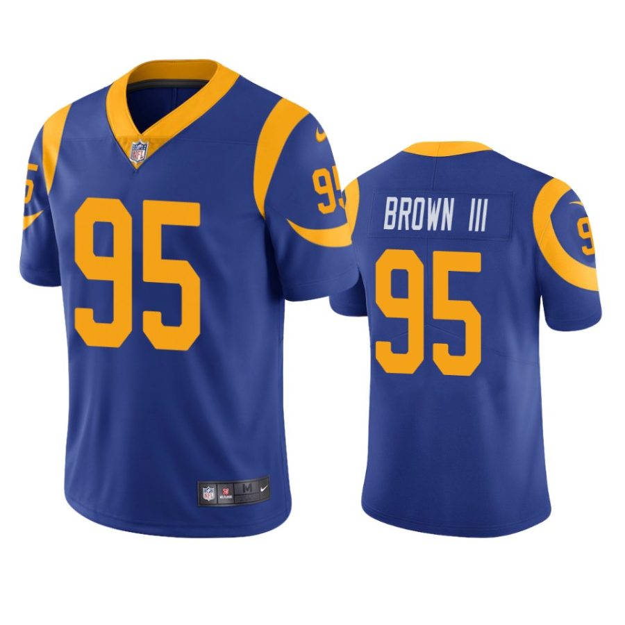 bobby brown iii rams royal vapor limited jersey