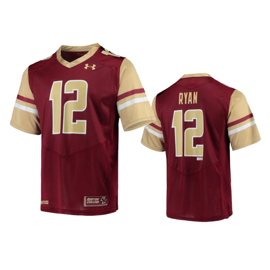 boston college eagles matt ryan maroon replica college football jersey