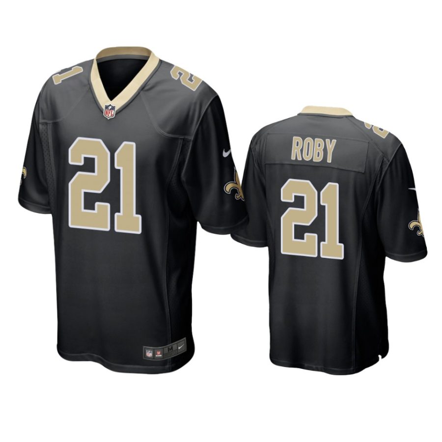 bradley roby saints black game jersey