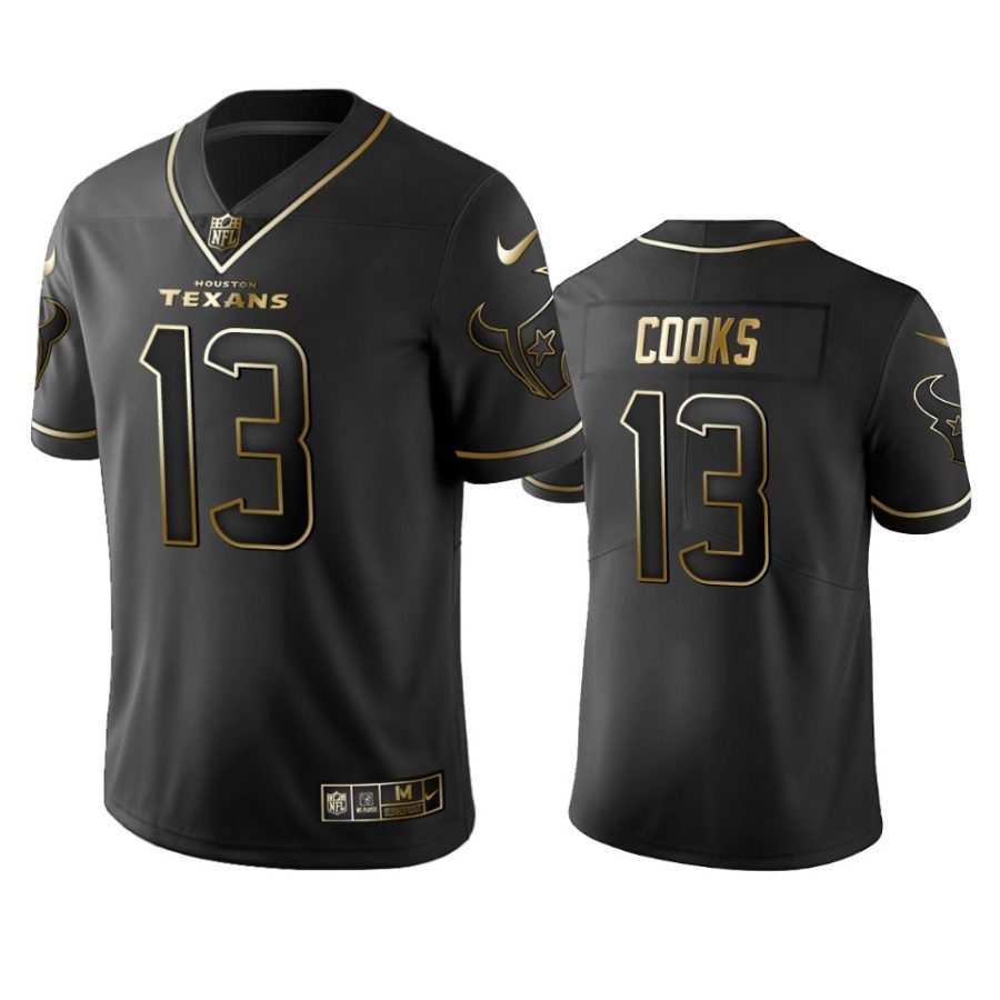 brandin cooks texans black golden edition jersey