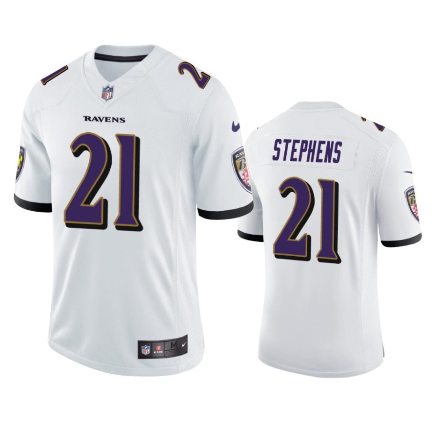 brandon stephens ravens white vapor jersey