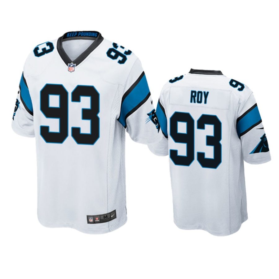 bravvion roy panthers white game jersey