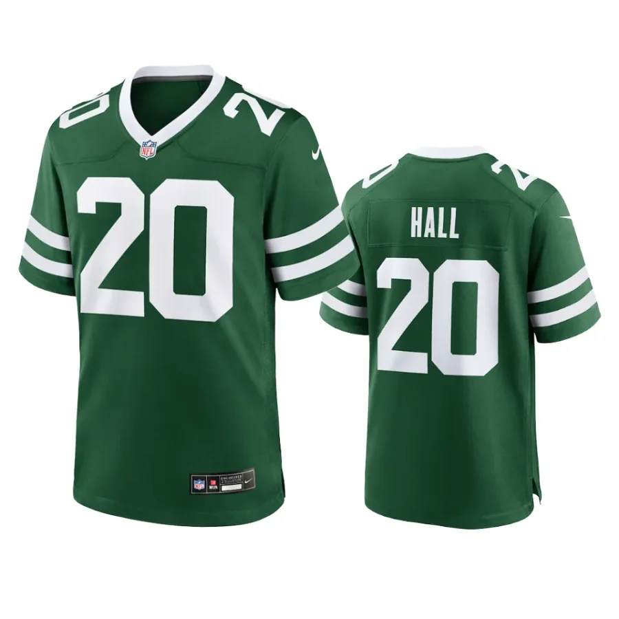 breece hall jets 2024 game legacy green jersey