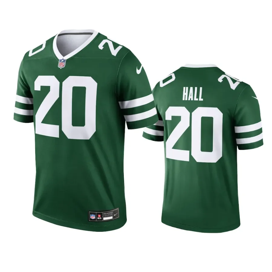 breece hall jets 2024 legend legacy green jersey