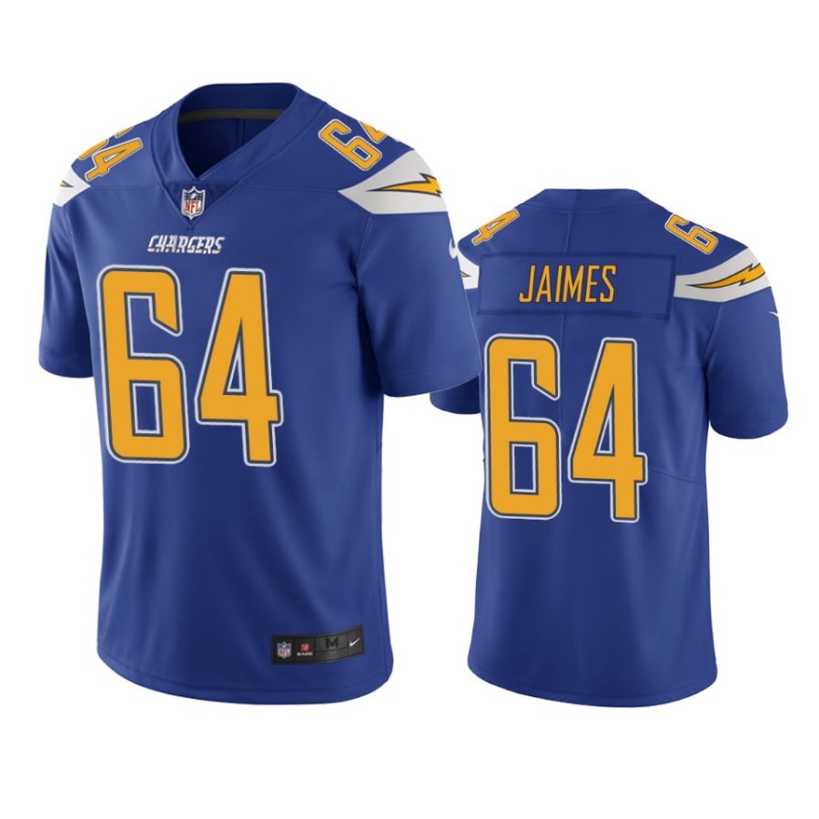 brenden jaimes chargers color rush limited royal jersey