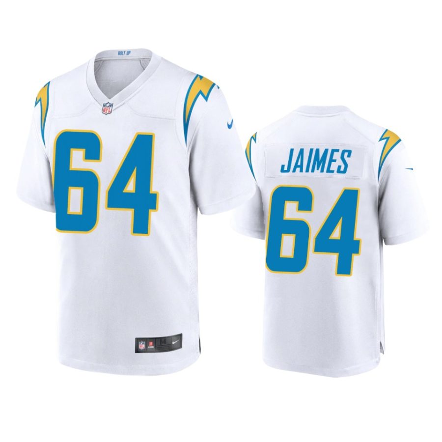 brenden jaimes chargers white game jersey
