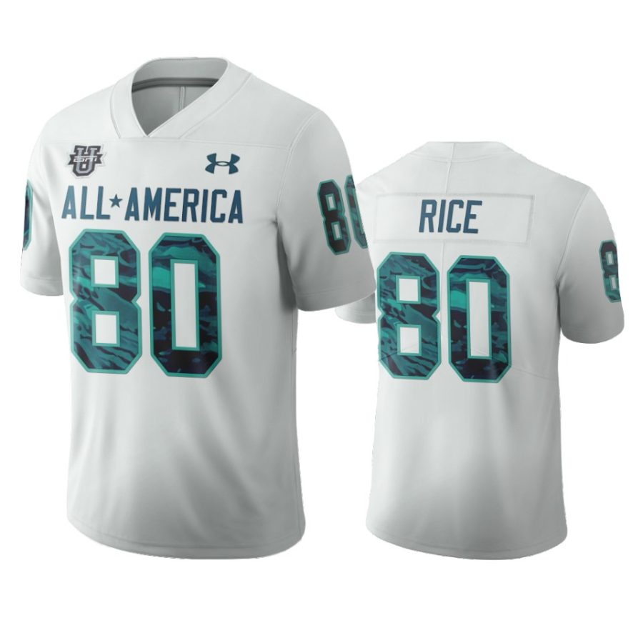 brenden rice white 2020 all america football game jersey