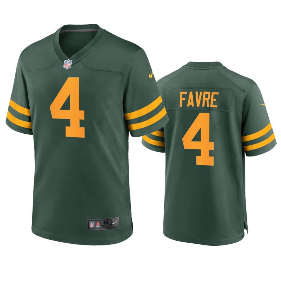 brett favre packers green alternate game jersey